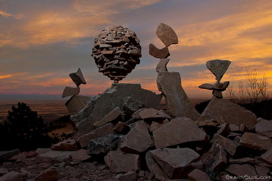 Gravity Glue: Astonishing Balanced Rock Sculpture by Michael Grab