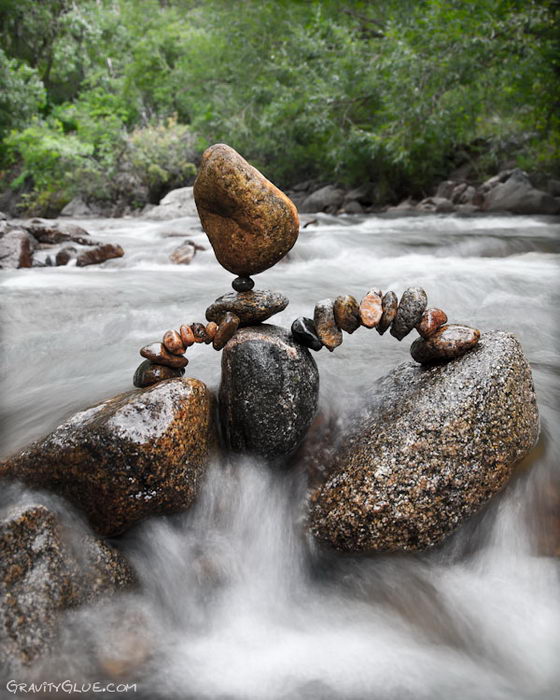 Gravity Glue: Astonishing Balanced Rock Sculpture by Michael Grab