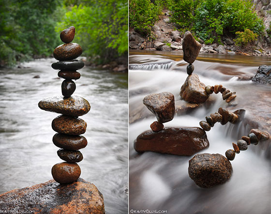 Gravity Glue: Astonishing Balanced Rock Sculpture by Michael Grab