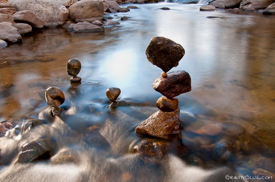 Michael Grab's Gravity Glue Stacks Stones Into Works Of Art