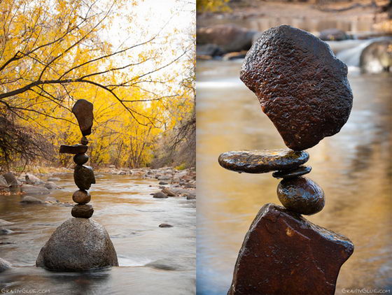 Gravity Glue: Astonishing Balanced Rock Sculpture by Michael Grab