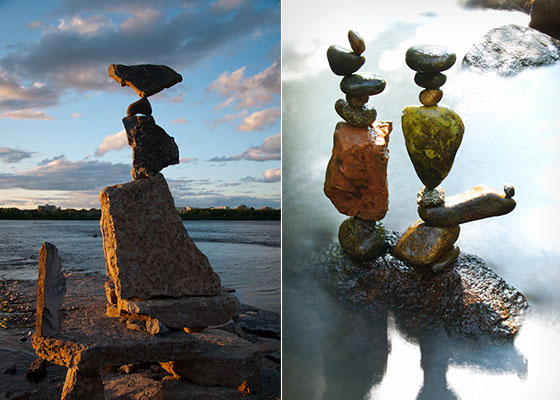 Gravity Glue: Astonishing Balanced Rock Sculpture by Michael Grab