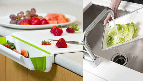 Innovative kitchen accessories, cutting board