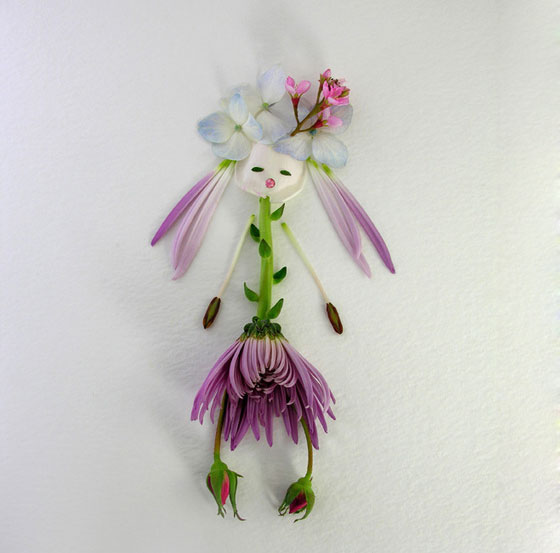 Flower Girls: Lovely Girls Created from Flowers and Plants