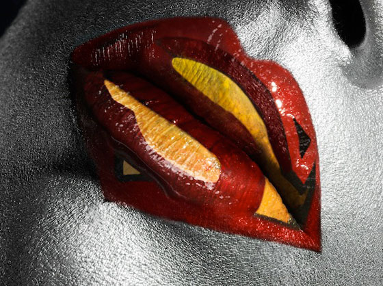 Lip Inspiration: Superhero Lip Makeup Art