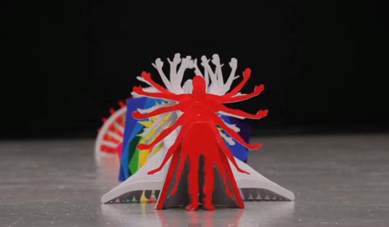 Amazing Paper Craft Stop-Motion Music Video by Katarzyna Kijek and Przemysław Adamski
