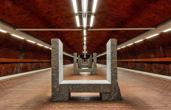Stunning Stockholm's Underground Subway Art