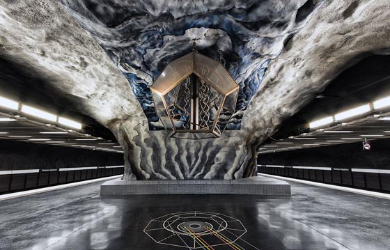 Stunning Stockholm's Underground Subway Art