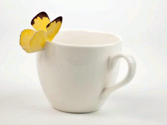 Butterfly Tea: a Charming Tea Bag Design by Yena Lee