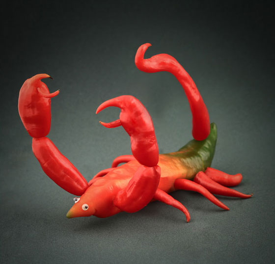 Playing with food: Cute Food Animal by Vanessa Dualib