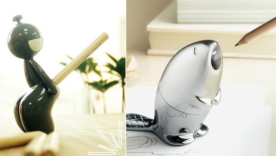 6 Cool and Unusual Pencil Sharpeners Design Swan