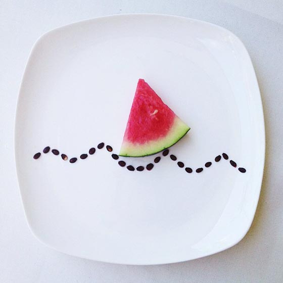 Creativity With Food: Food Art on Plate by Hong Yi