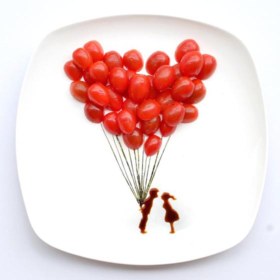 Creativity With Food: Food Art on Plate by Hong Yi