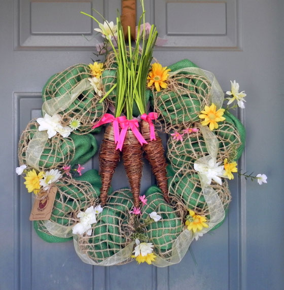 8 Beautiful Handmade Easter Wreathes Found on Etsy