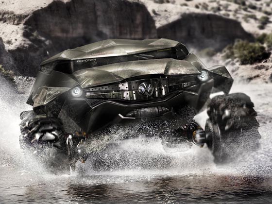 2035 ZAIRE All-terrain Concept Car, Perfect for Photography Team