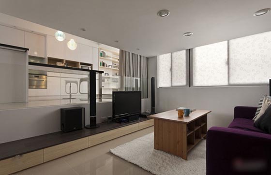Smartly Designed Small Apartment Maximize the Utilization of Space