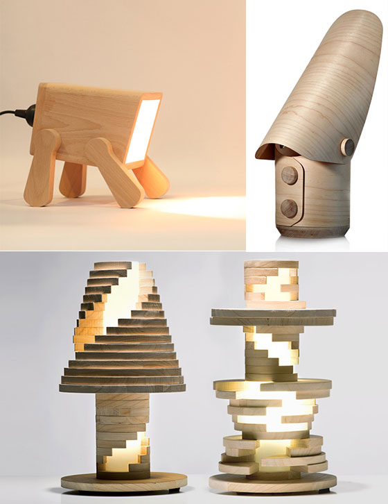 accent Kikker Suradam Go Nature: 9 Creative and Cool Wooden Lamp Designs - Design Swan