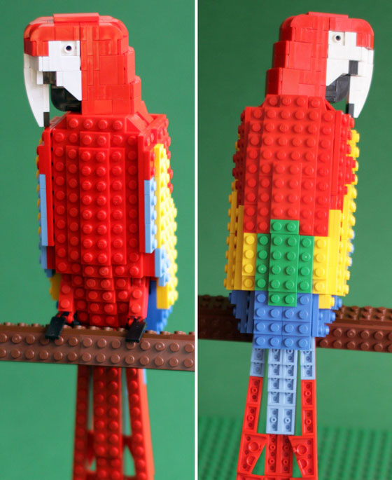 LEGO Bird: Cute Birds Made from LEGO Bricks by Thomas Poulsom