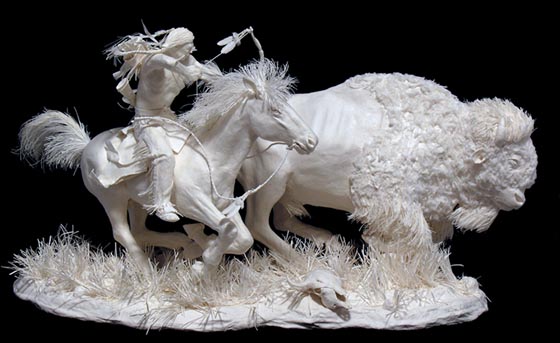 Incredible Cast Paper Sculptures by Patty and Allen Eckman