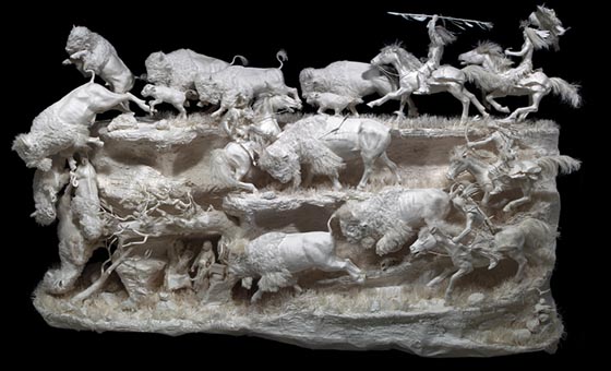 Incredible Cast Paper Sculptures by Patty and Allen Eckman