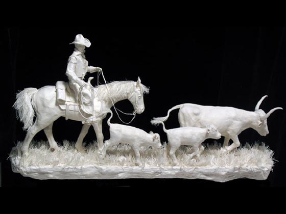 Incredible Cast Paper Sculptures by Patty and Allen Eckman