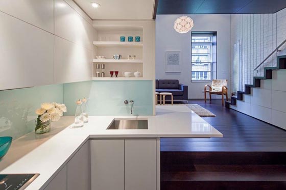 Micro-Loft in Manhattan Showcasing Smart Use of Space