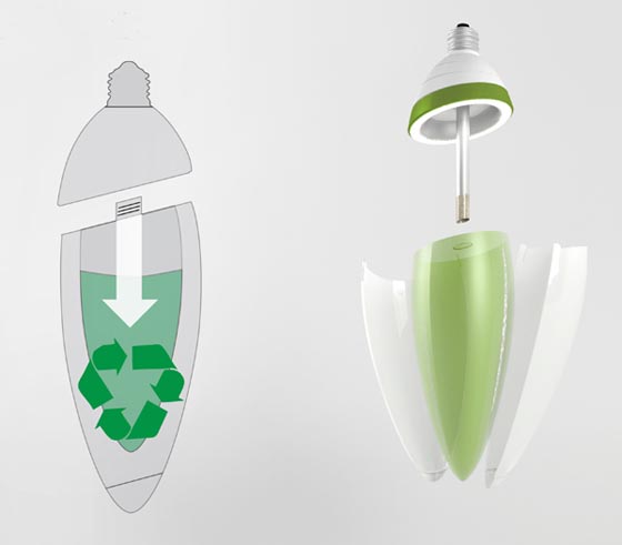 AlgaeBulb: a Green Power Light Bulb by Gyula Bodonyi