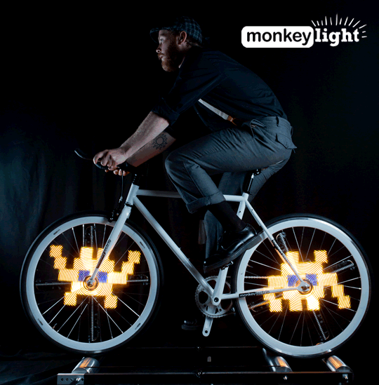Monkey Light Pro: Creative LED Bicycle Wheel Display System
