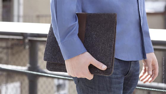 Rollback: a Clever iPad Keyboard Sleeve Doubles as a Stand