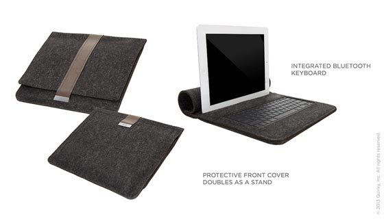 Rollback: a Clever iPad Keyboard Sleeve Doubles as a Stand