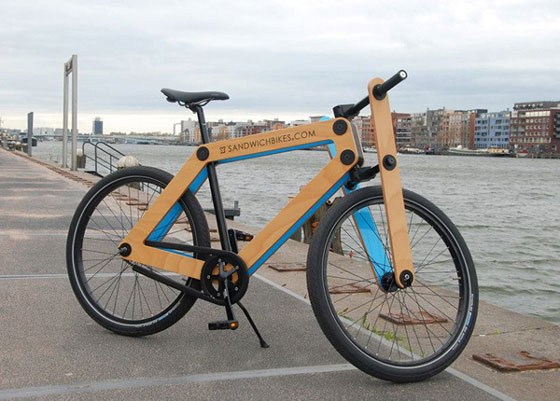 Sandwichbike: the Funkiest Build-it-yourself Wooden Bike
