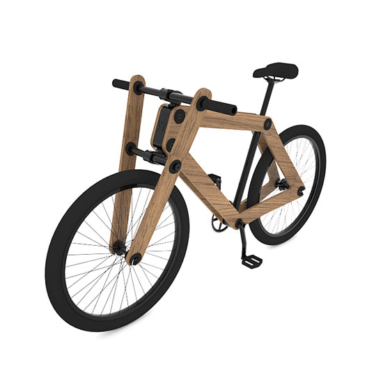 Sandwichbike: the Funkiest Build-it-yourself Wooden Bike