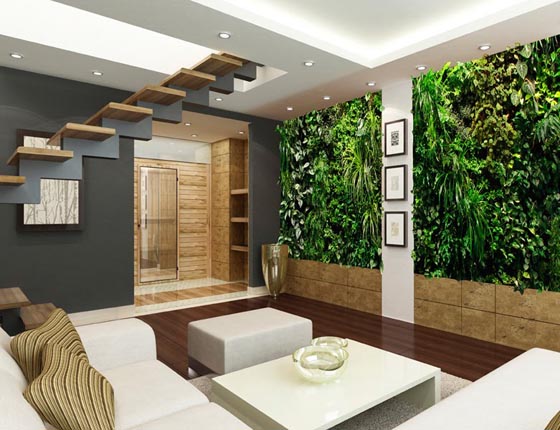 12 Cool Ideas to Have Living Wall at Home