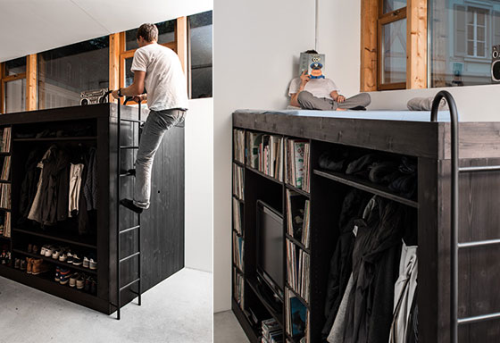 The living cube: Compact Furniture Designed for Small Room