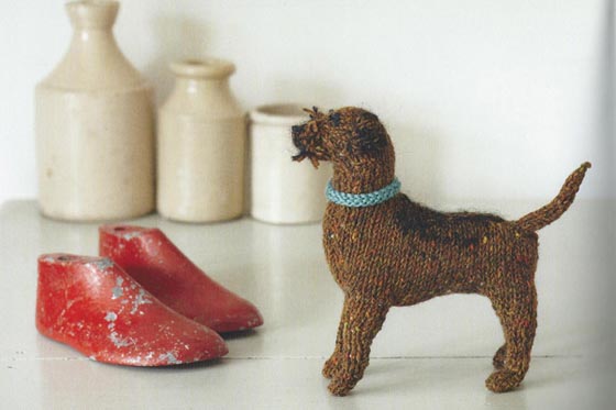 Cute Life-size Knitted Dogs by Sally Muir and Joanna Osborne