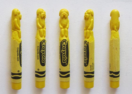 Intricate Crayon Sculpture by Hoang Tran