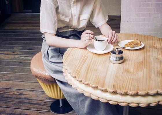 Sweeties Furniture: Cupcake Stool and Biscuit Table