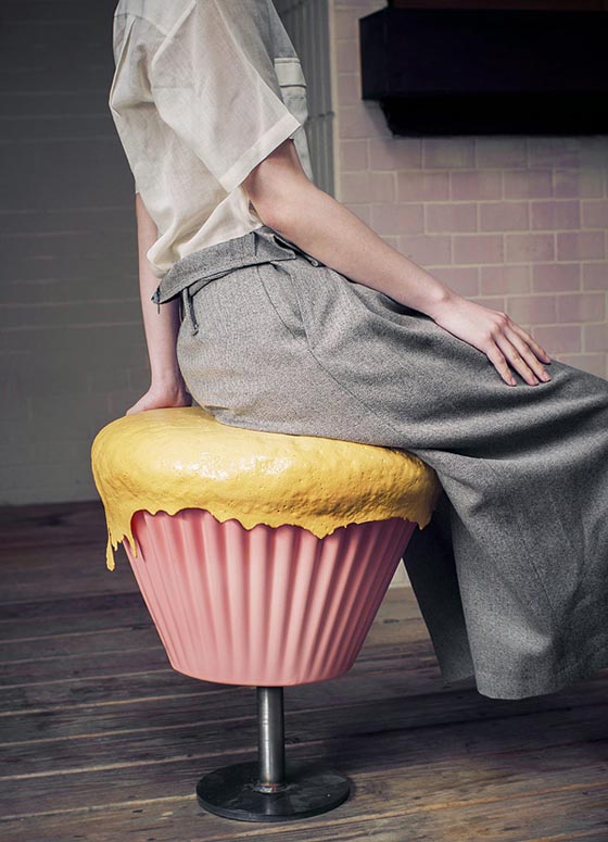 Sweeties Furniture: Cupcake Stool and Biscuit Table