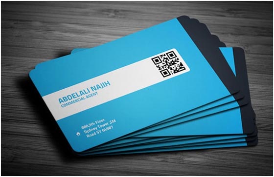 30 Amazing Blue Business Cards Designs