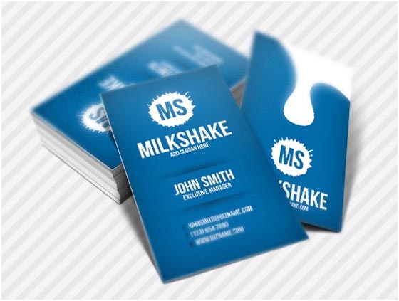 30 Amazing Blue Business Cards Designs