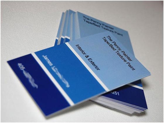 30 Amazing Blue Business Cards Designs