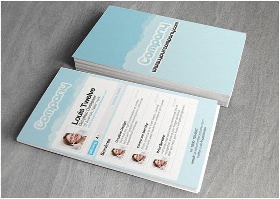 30 Amazing Blue Business Cards Designs - Design Swan