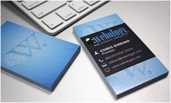 30 Amazing Blue Business Cards Designs