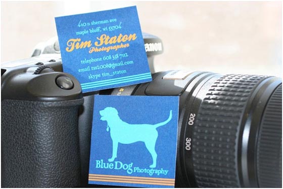 30 Amazing Blue Business Cards Designs