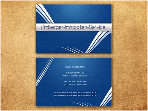 30 Amazing Blue Business Cards Designs - Design Swan