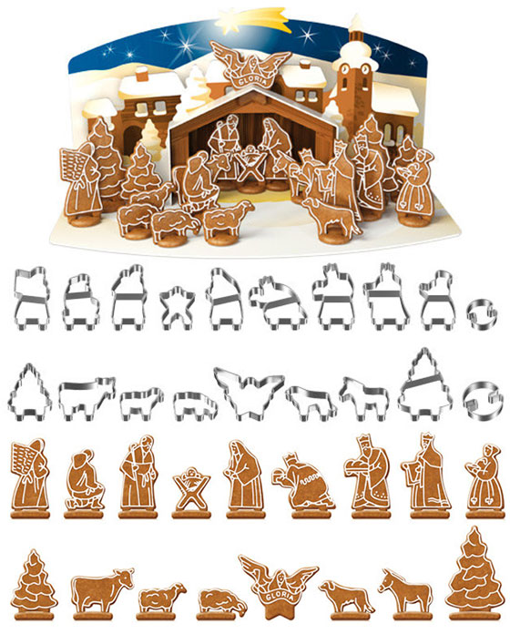 7 Cool and Fun Christmas Cookie Cutters and Stencil Sets