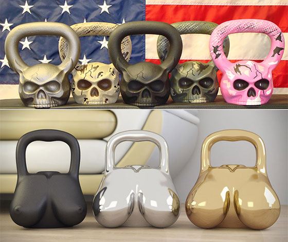 Cool and Unusual Kettlebell Designs