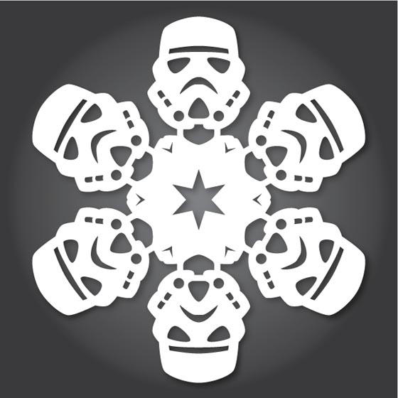 DIY Snowflakes Inspired by Star Wars