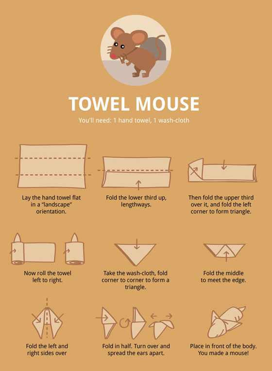 Towel Animal Folding Infographic: Ultimate Guide to Create Your Own Towel Animal