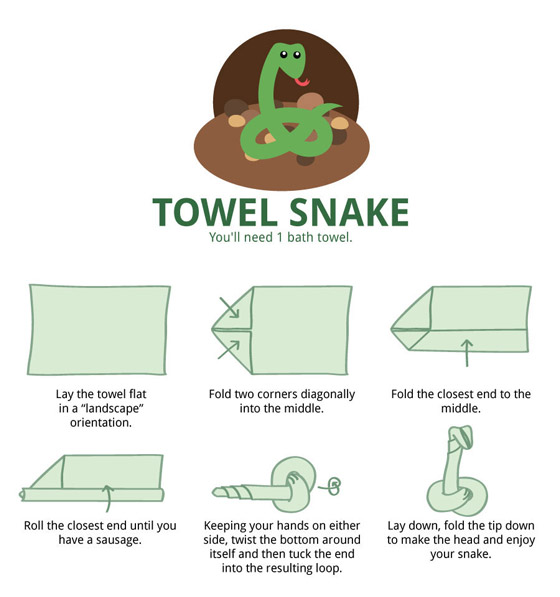 Towel Animal Folding Infographic: Ultimate Guide to Create Your Own Towel Animal